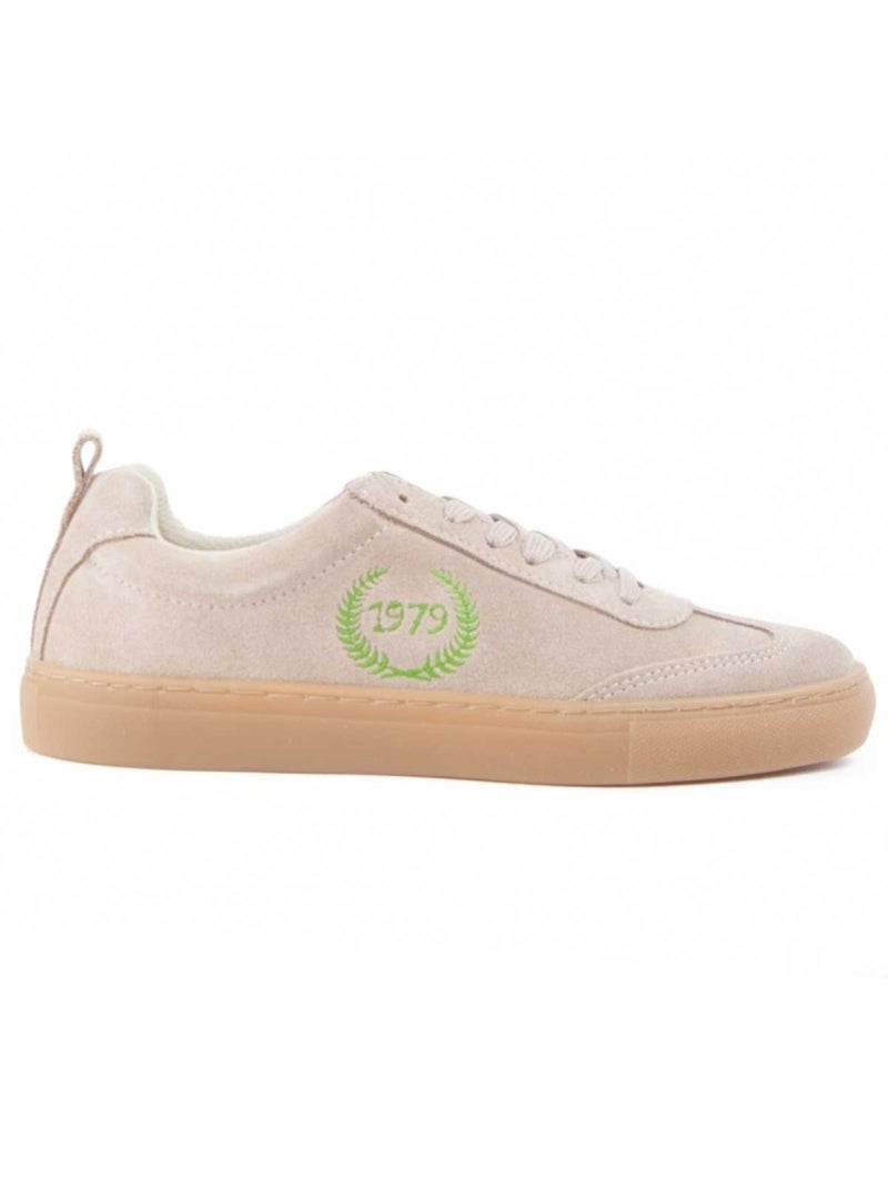 Sneaker Natuurlijk Leer Montevita Beige - Kiabi