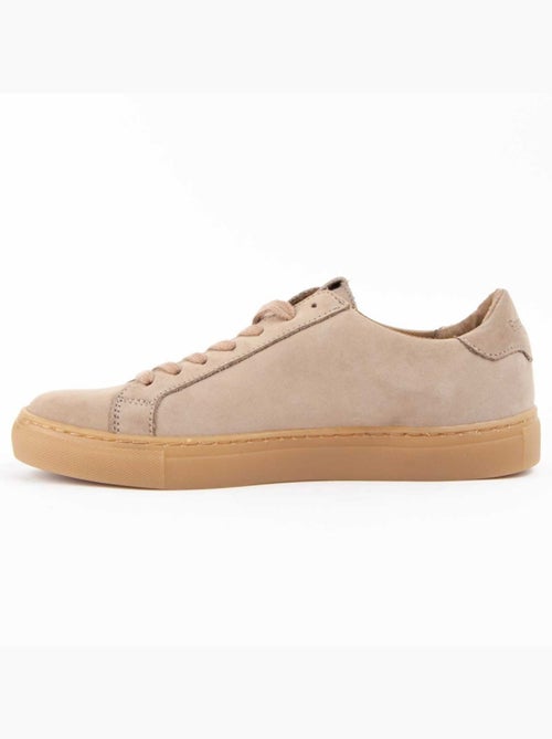 Sneaker Natuurlijk Leer Purapiel - Kiabi