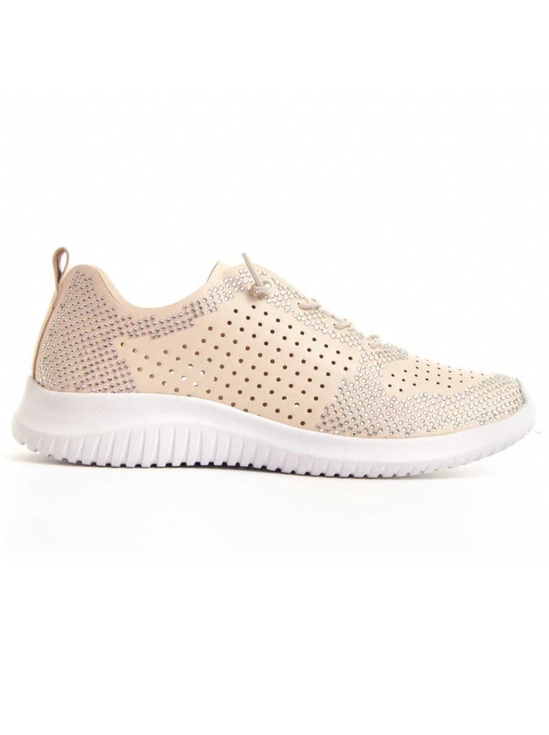 Sneaker Synthetisch Materiaal En Textiel Montevita Beige - Kiabi