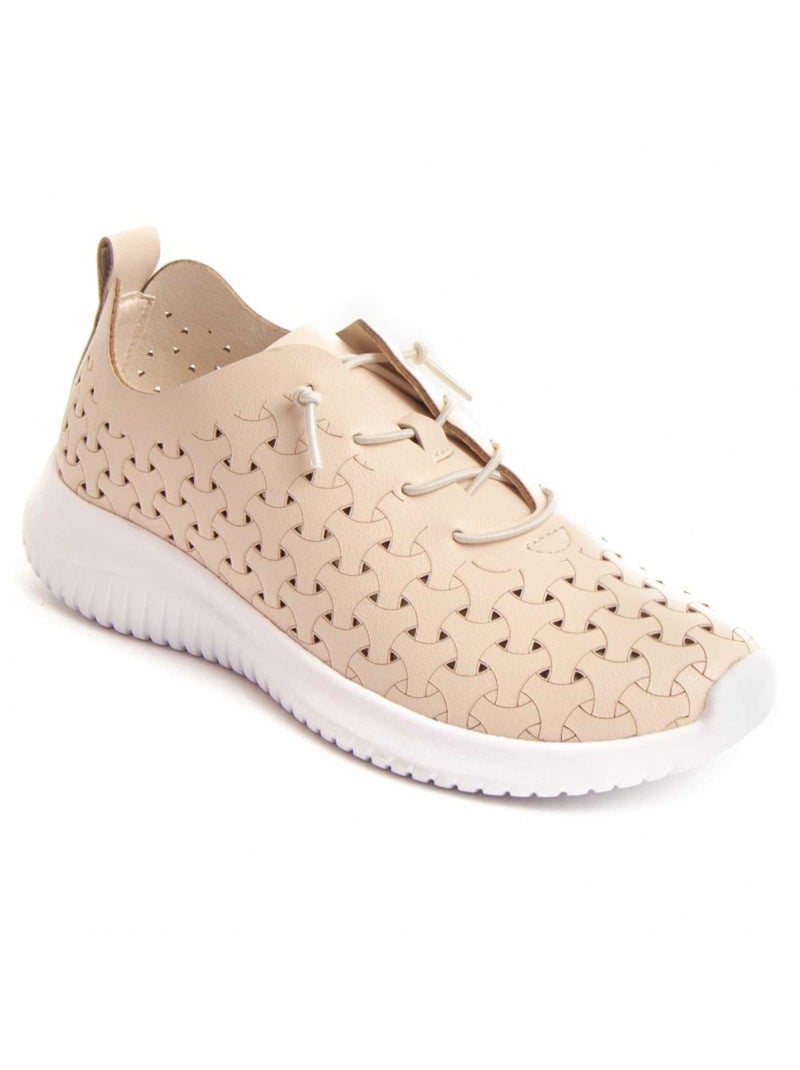 Sneaker Synthetisch Materiaal En Textiel Montevita Beige - Kiabi