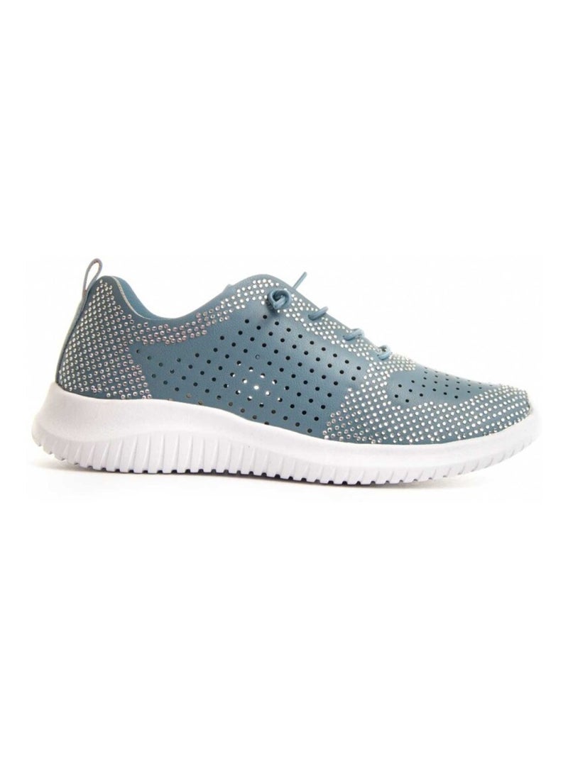 Sneaker Synthetisch Materiaal En Textiel Montevita Blauw - Kiabi
