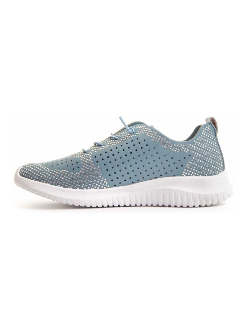 Sneaker Synthetisch Materiaal En Textiel Montevita Blauw - Kiabi