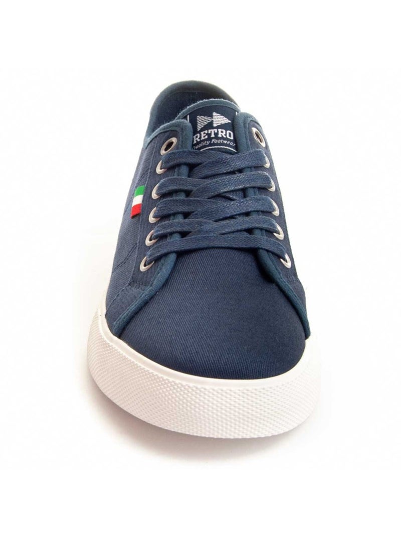 Sneaker synthetisch materiaal en textiel montevita Blauw - Kiabi