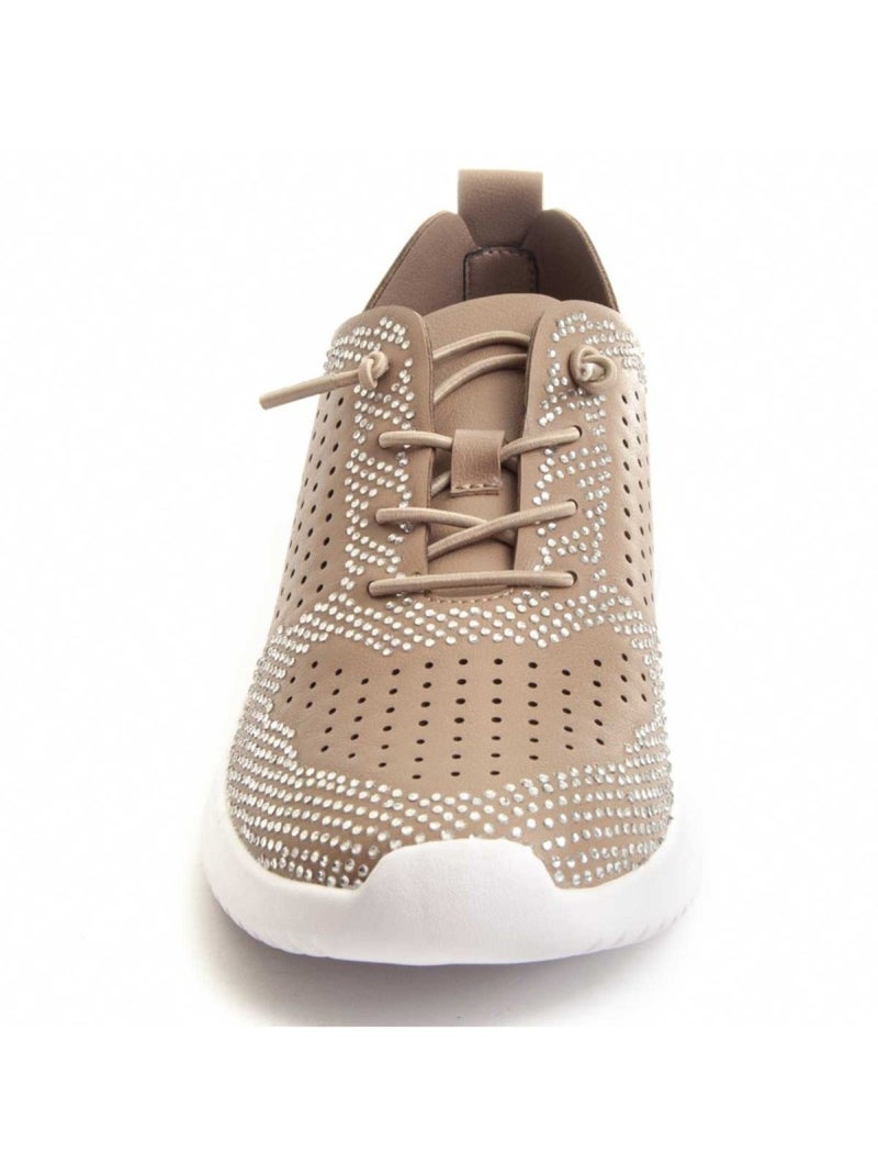 Sneaker Synthetisch Materiaal En Textiel Montevita Bruin - Kiabi