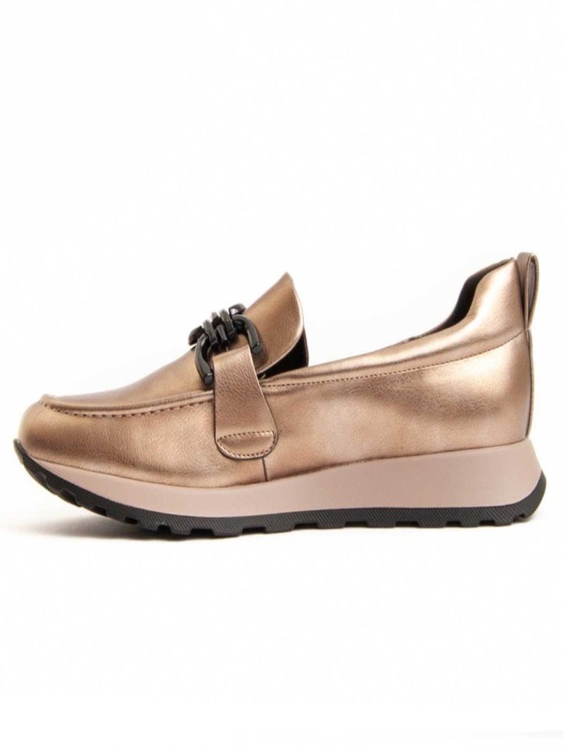 Sneaker Synthetisch Materiaal En Textiel Montevita Goud/Goudkleurig - Kiabi
