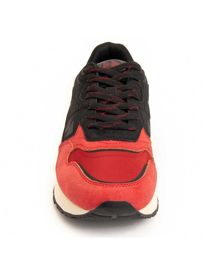 Sneaker Synthetisch Materiaal En Textiel Montevita Rood - Kiabi