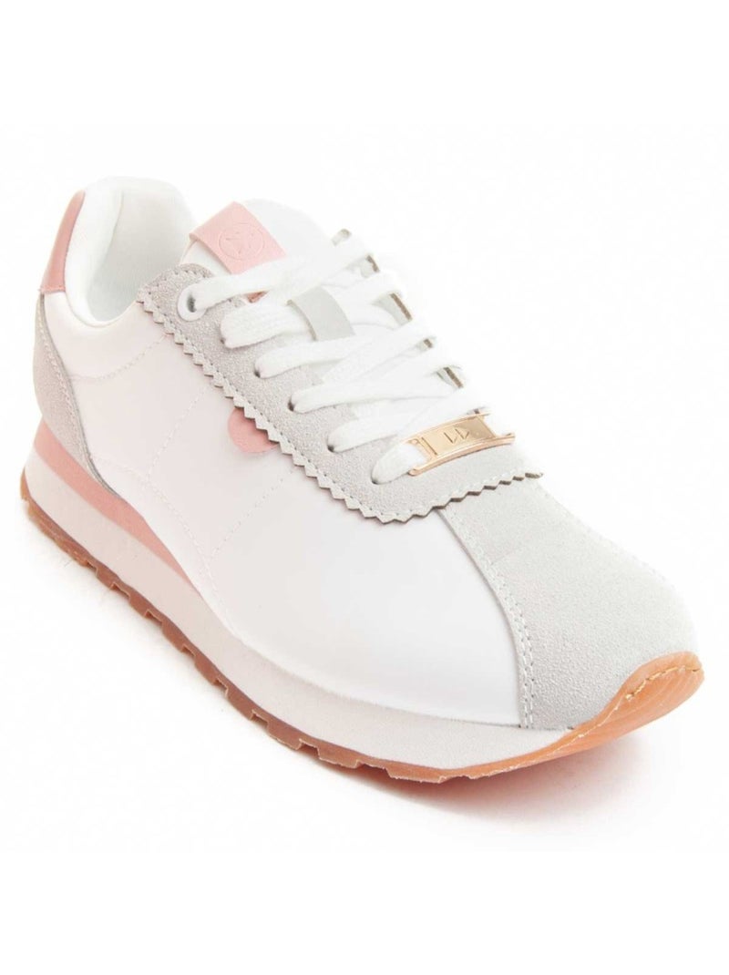 Sneaker Synthetisch Materiaal En Textiel Montevita Wit - Kiabi