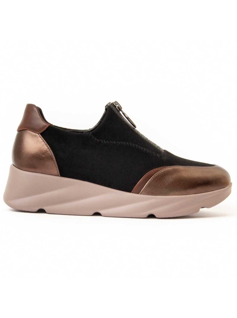 Sneaker Synthetisch Materiaal En Textiel Montevita Zwart - Kiabi