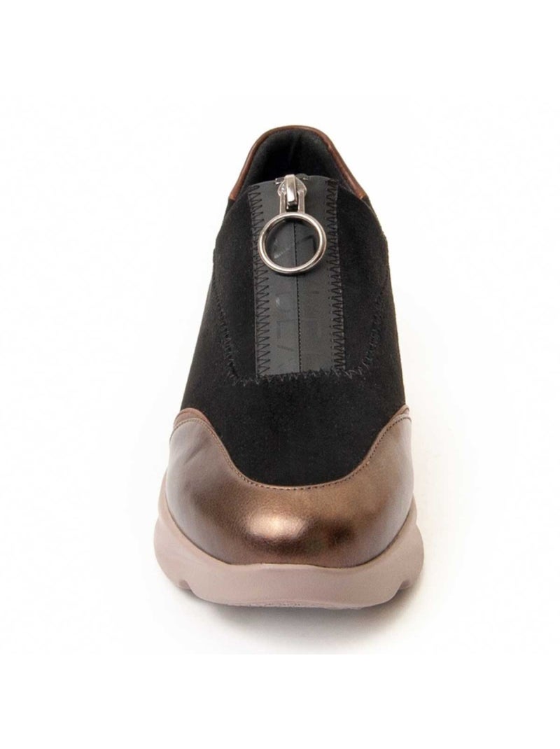 Sneaker Synthetisch Materiaal En Textiel Montevita Zwart - Kiabi