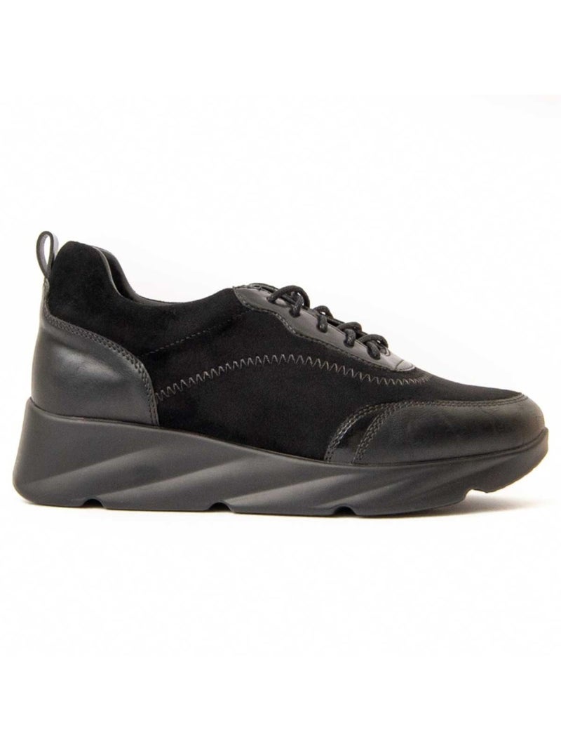 Sneaker Synthetisch Materiaal En Textiel Montevita Zwart - Kiabi