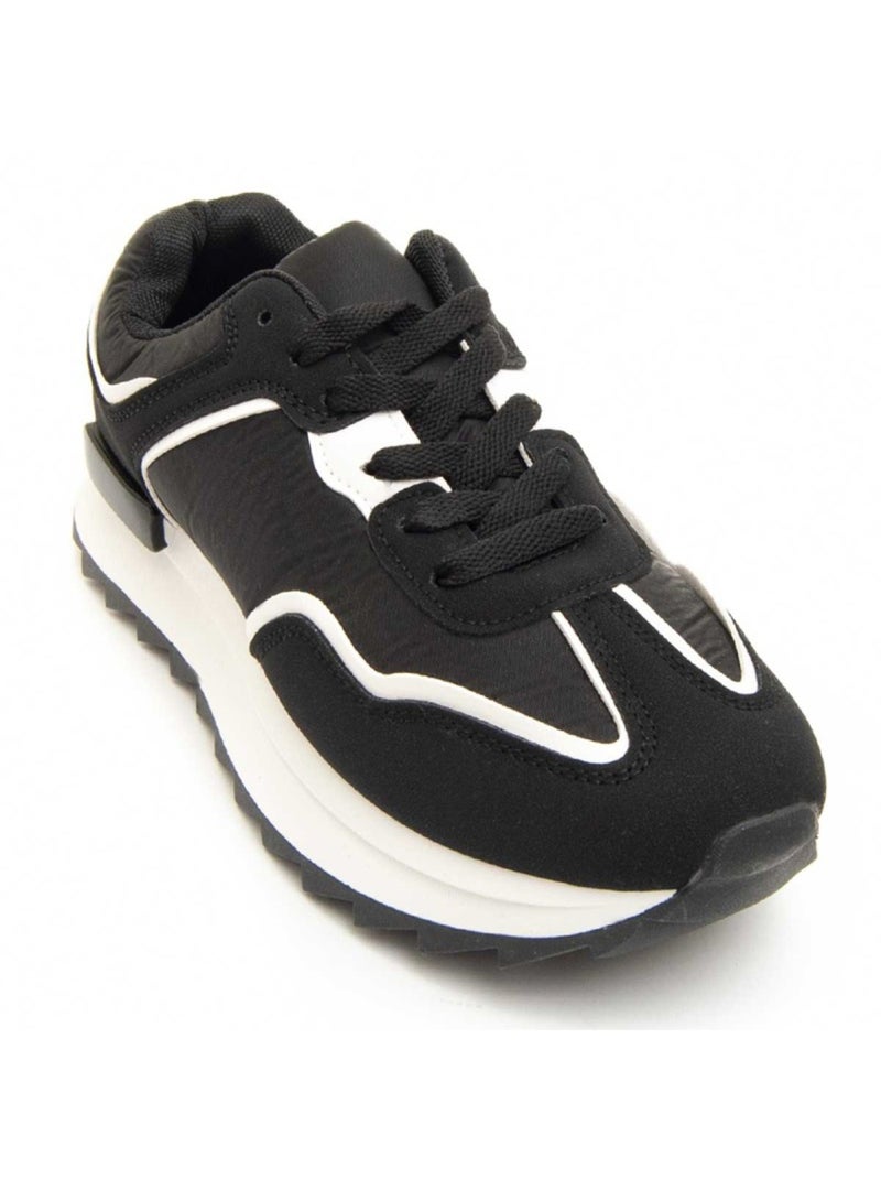 Sneaker Synthetisch Materiaal Montevita Zwart - Kiabi