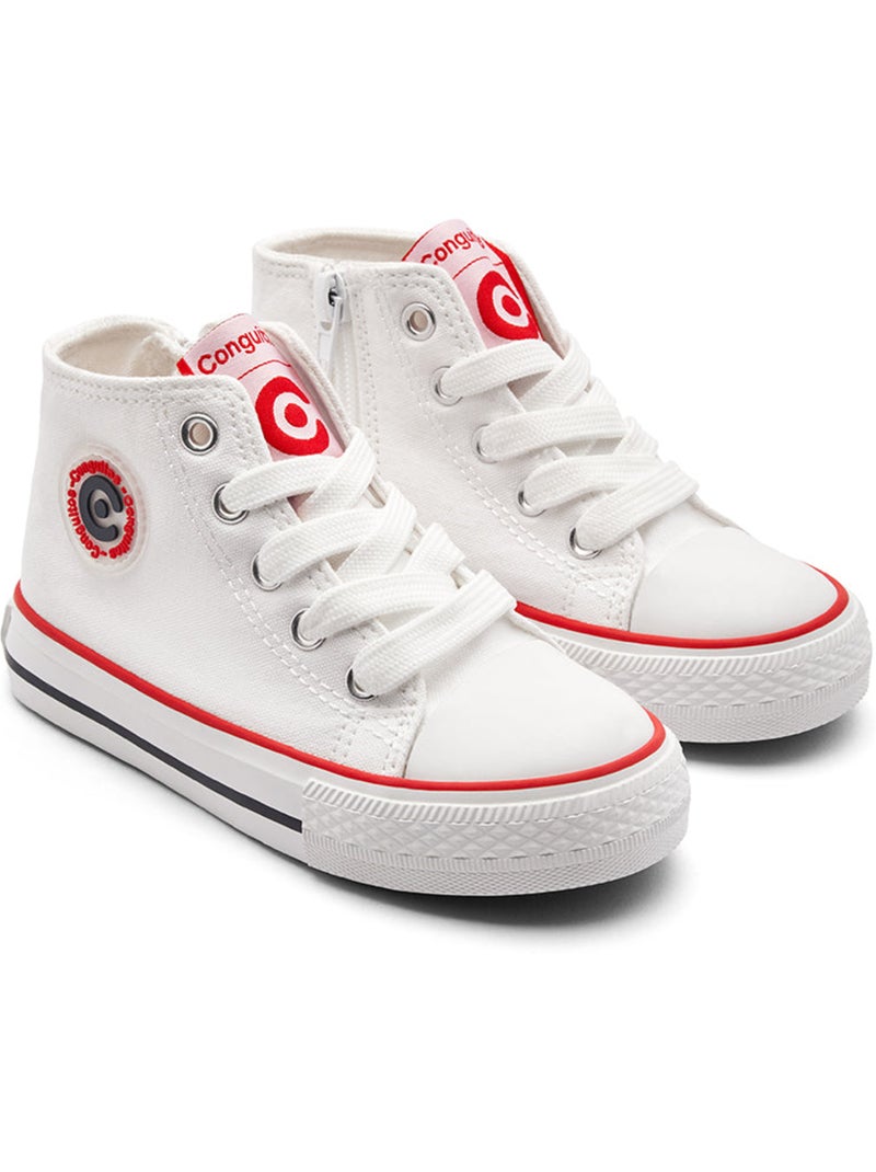 Sneakers Conguitos Altas Básicas Wit - Kiabi