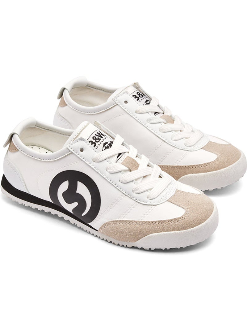 Sneakers conguitos bajas básicas cordones Wit - Kiabi