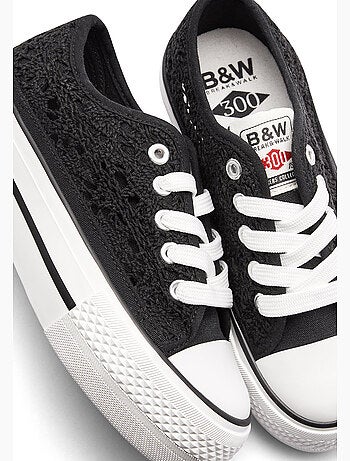 Sneakers conguitos bajas crochet