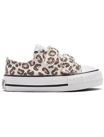 Sneakers conguitos bajas leopardo