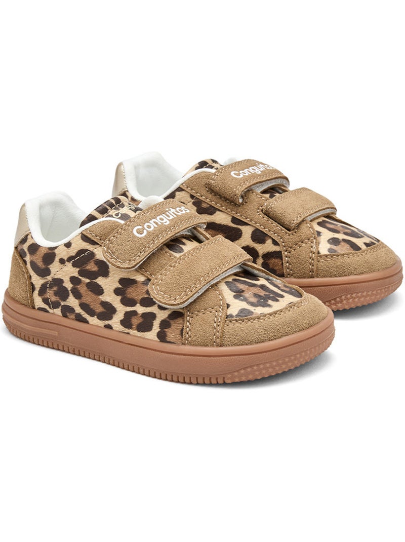Sneakers conguitos barefoot goflex leopardo Zwart Bruin Zwart - Kiabi