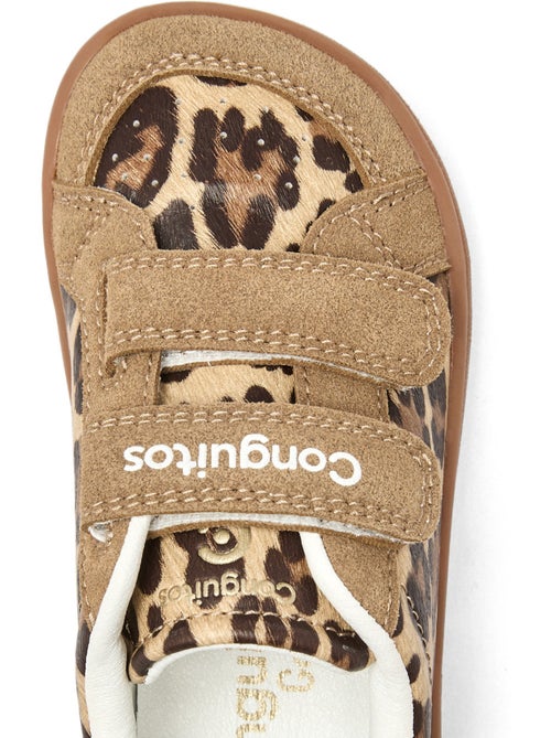Sneakers conguitos barefoot goflex leopardo - Kiabi Sneakers conguitos barefoot goflex leopardo - Kiabi
