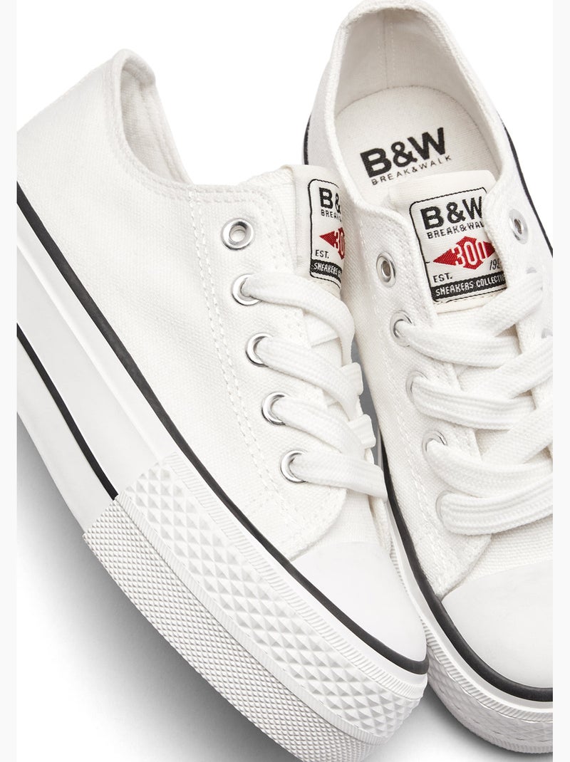 Sneakers conguitos basic Wit - Kiabi