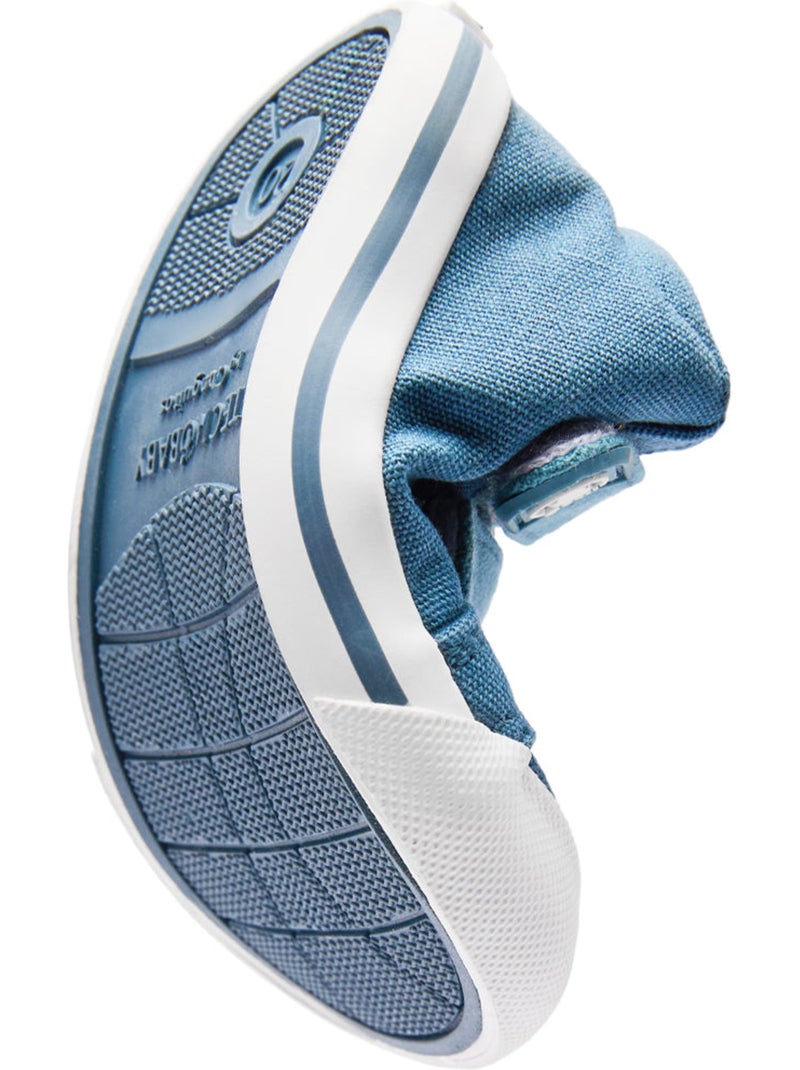 Sneakers conguitos canvas respetuosa Koningsblauw - Kiabi