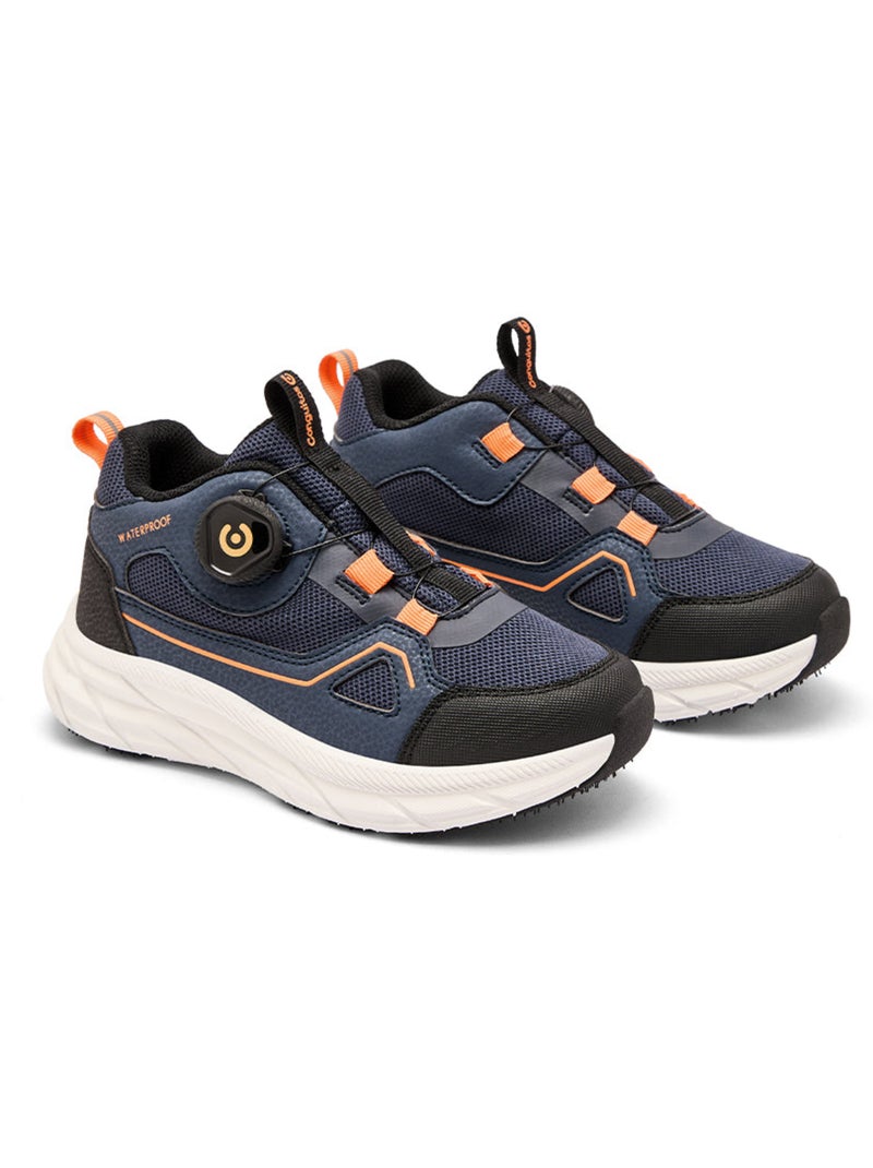 Sneakers conguitos casual impermeables Marineblauw - Kiabi