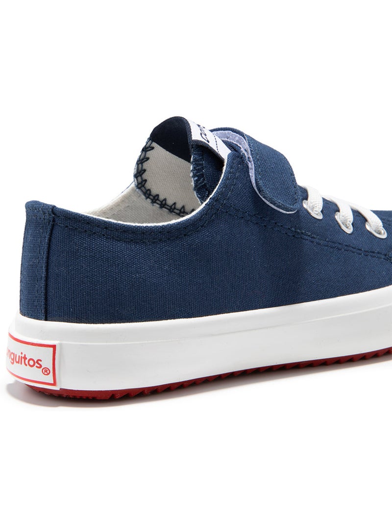 Sneakers conguitos elásticos Koningsblauw - Kiabi
