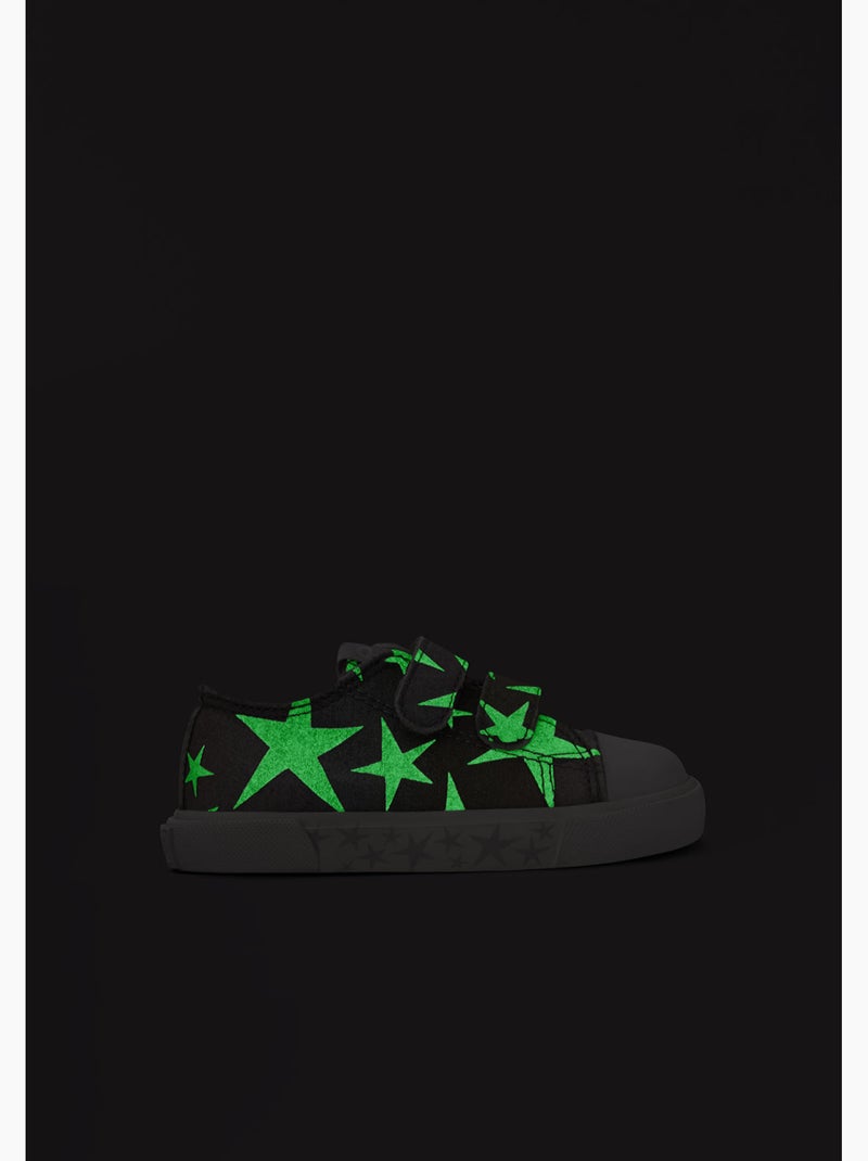 Sneakers conguitos estampado estrellas bebés Multicolor - Kiabi
