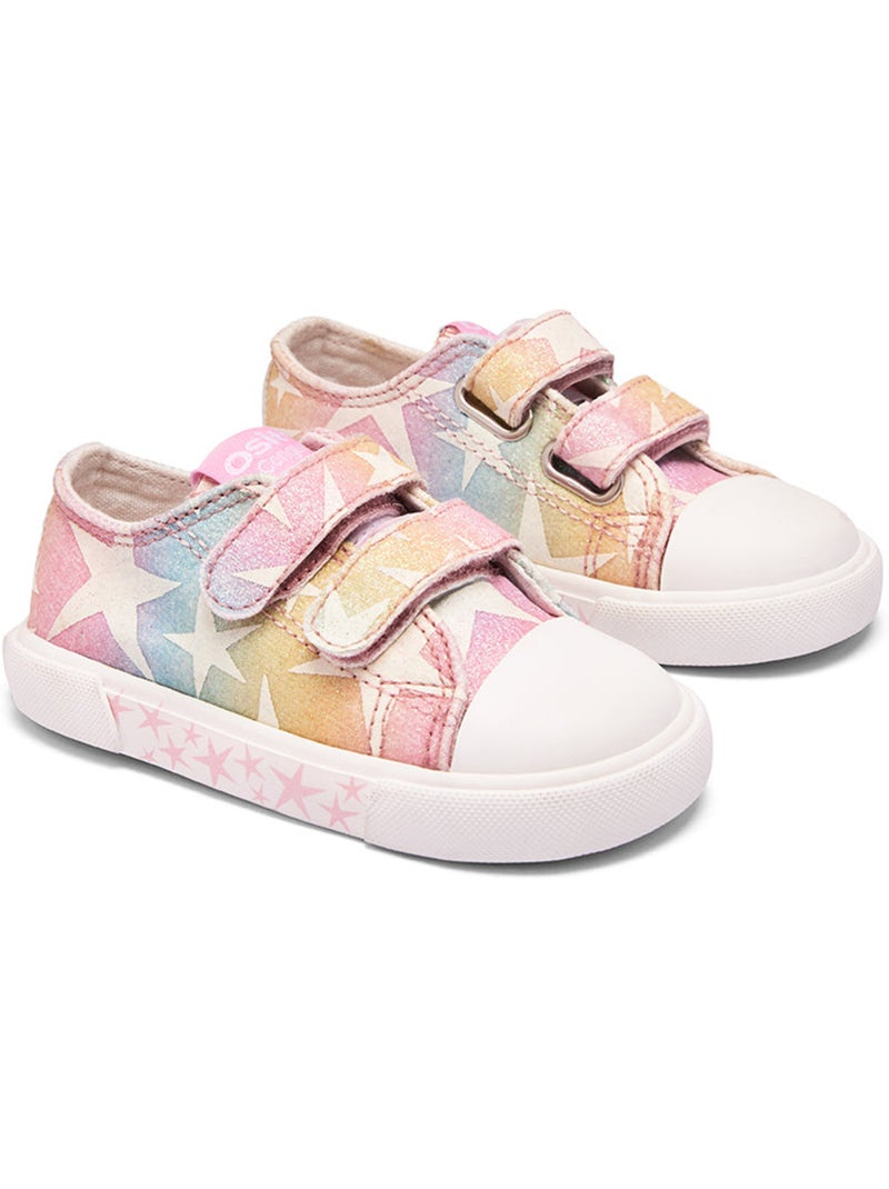Sneakers conguitos estampado estrellas bebés Multicolor - Kiabi