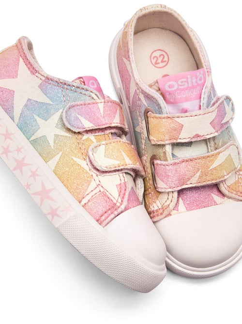 Sneakers conguitos estampado estrellas bebés - Kiabi