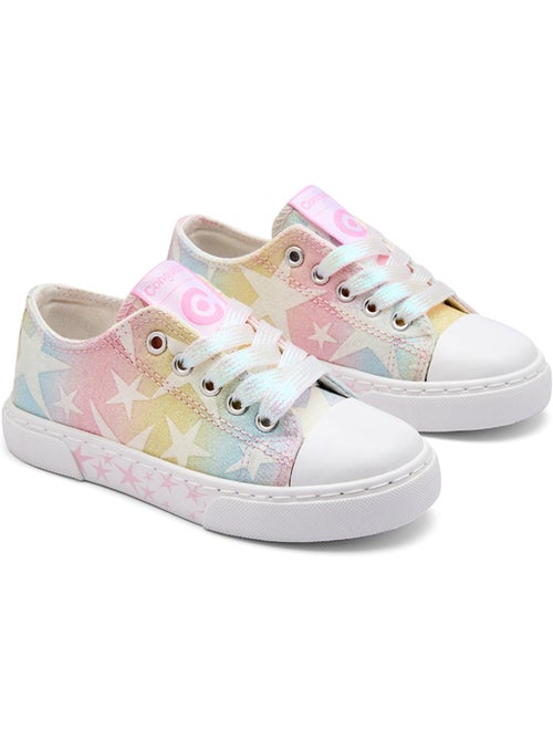 Sneakers conguitos estampado estrellas brillo - Kiabi