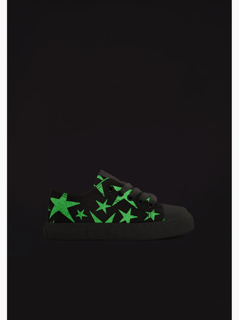 Sneakers conguitos estampado estrellas brillo Multicolor - Kiabi