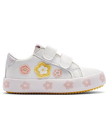 Sneakers conguitos flores autoadherente