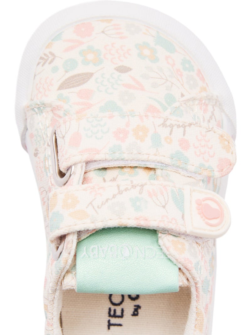 Sneakers conguitos flores respetuosas Multicolor - Kiabi