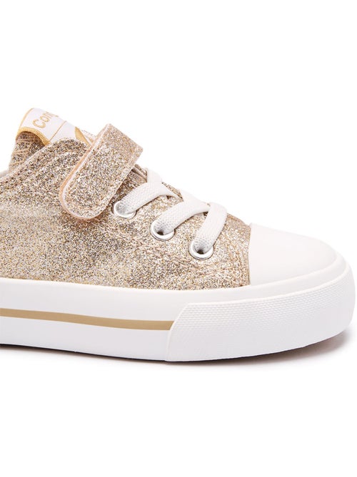 Sneakers conguitos glitter canvas - Kiabi Sneakers conguitos glitter canvas - Kiabi