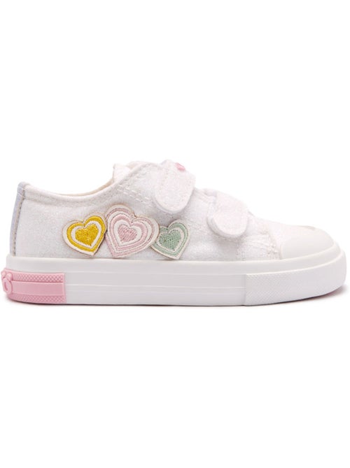 Sneakers conguitos glitter corazones - Kiabi Sneakers conguitos glitter corazones - Kiabi