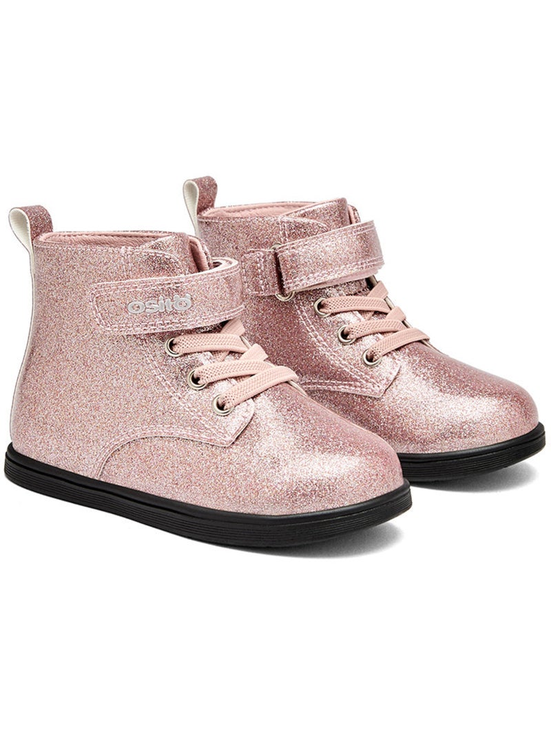 Sneakers conguitos glitter Roze - Kiabi