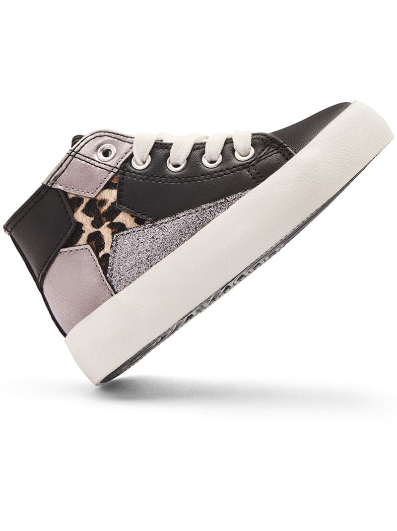 Sneakers conguitos high altas 2 Zwart Zwart - Kiabi