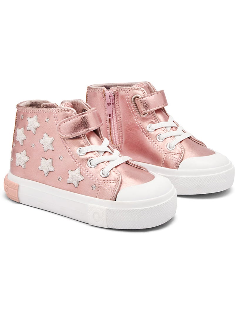 Sneakers Conguitos High Altas 3 Roze - Kiabi
