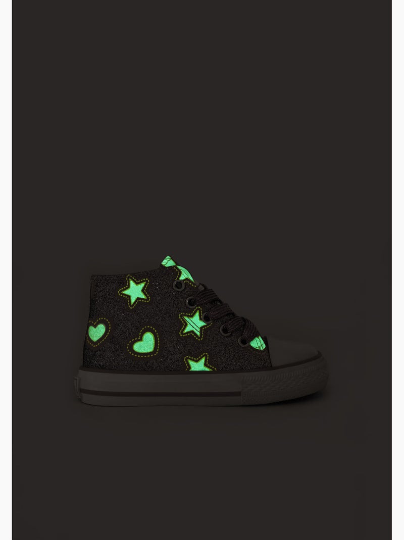 Sneakers conguitos high Roze - Kiabi