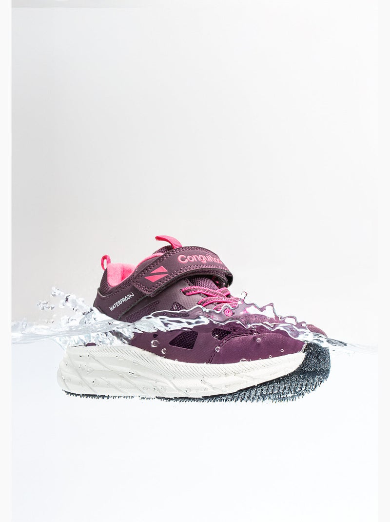 Sneakers conguitos impermeables Lila-mauve - Kiabi