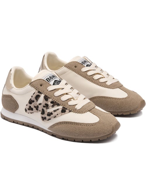 Sneakers conguitos logo glitter - Kiabi