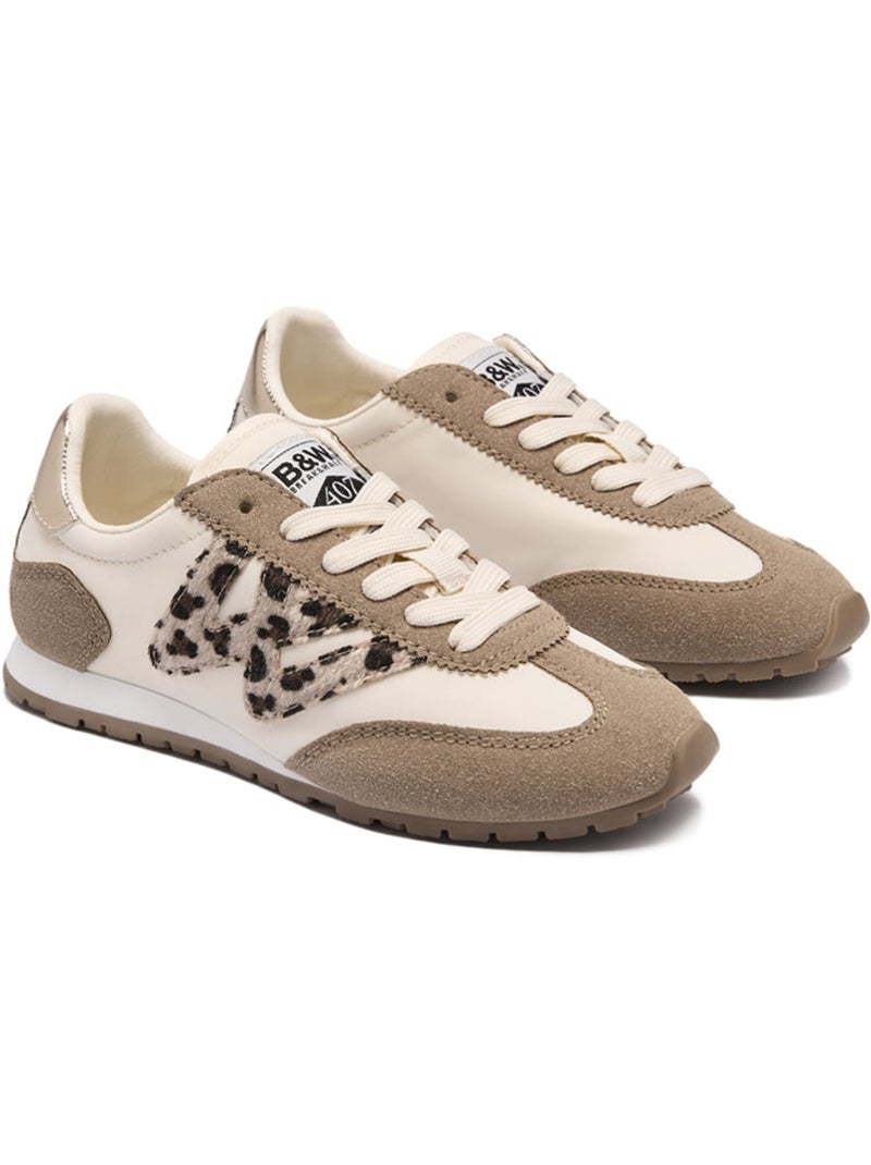 Sneakers conguitos logo glitter Zwart Bruin Zwart - Kiabi