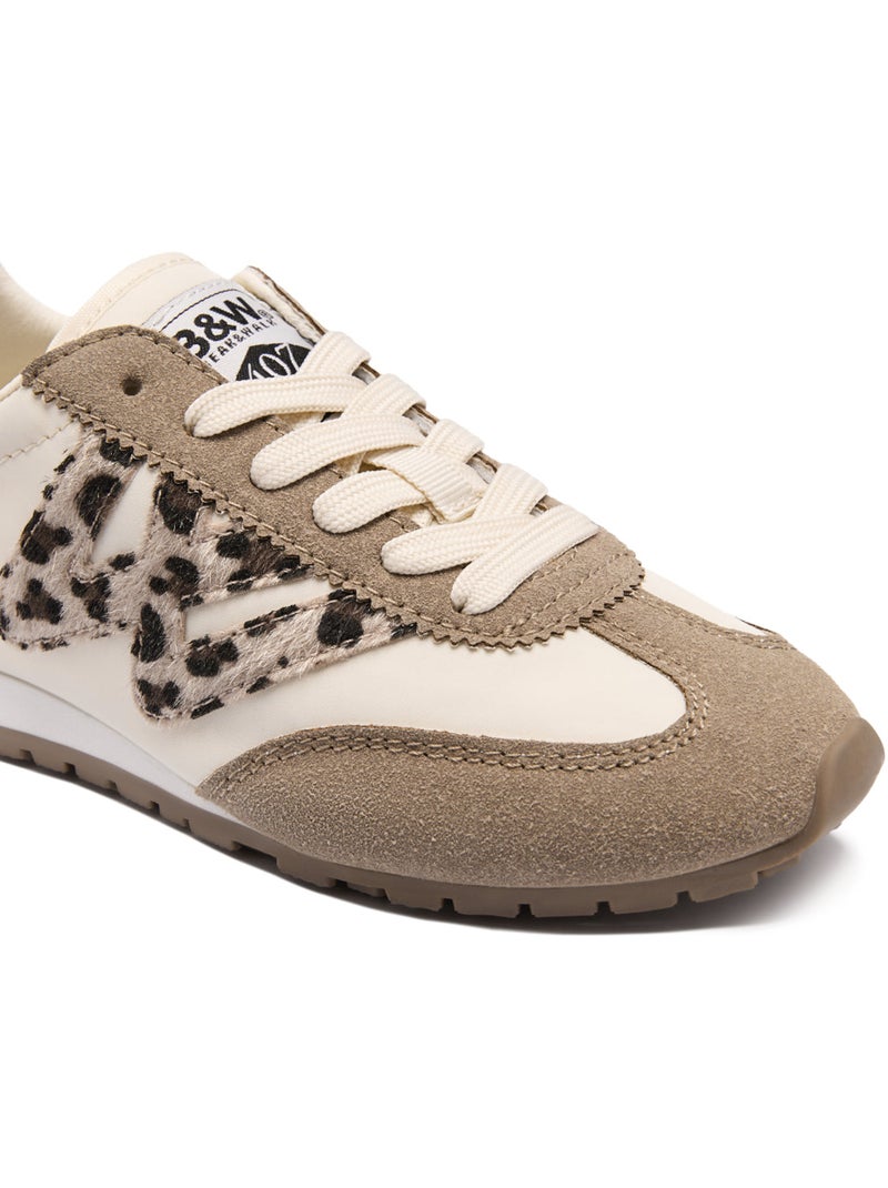 Sneakers conguitos logo glitter Zwart Bruin Zwart - Kiabi