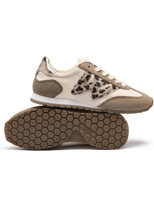 Sneakers conguitos logo glitter - Kiabi