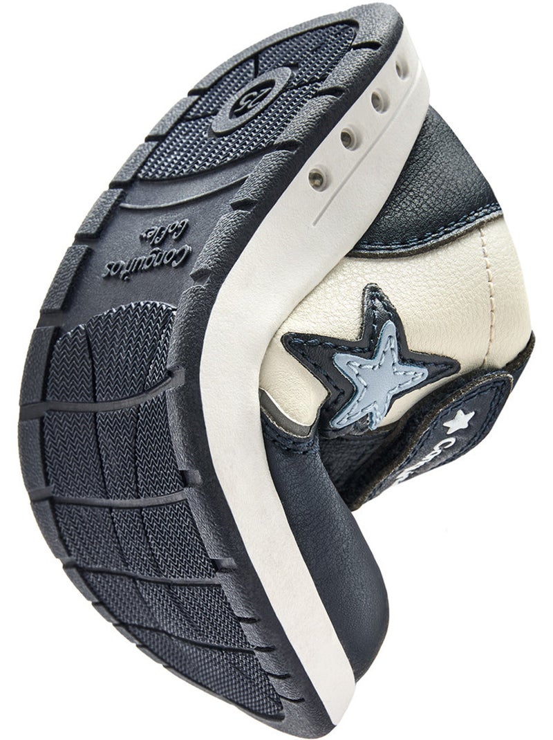 Sneakers conguitos luces barefoot Marineblauw - Kiabi