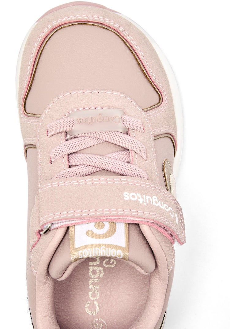 Sneakers conguitos luces barefoot Roze - Kiabi