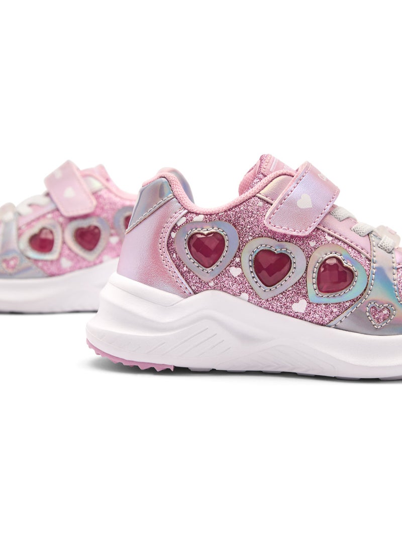 Sneakers conguitos luces estampado Roze - Kiabi