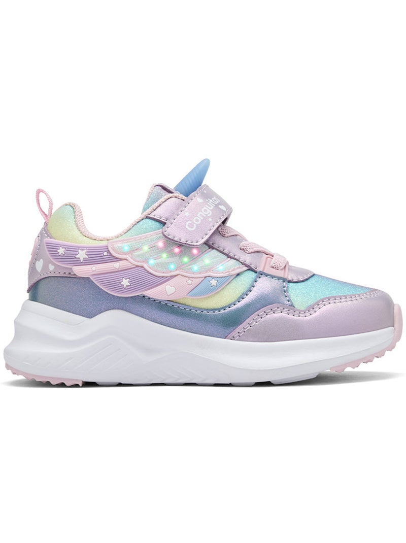 Sneakers conguitos luces Lila-mauve - Kiabi