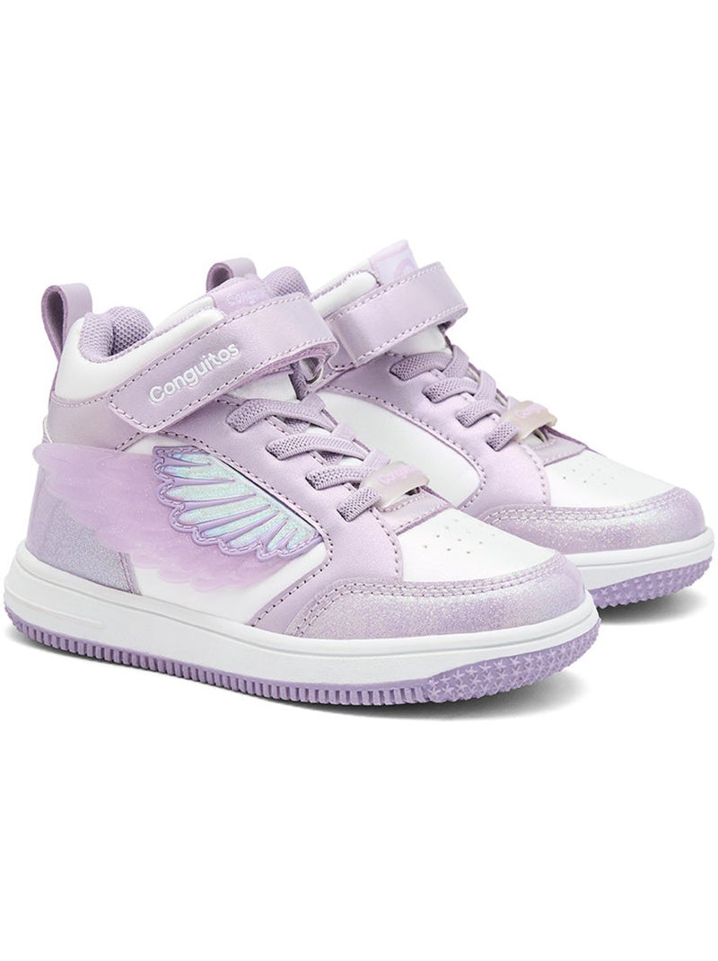 Sneakers conguitos luces Lila-mauve - Kiabi