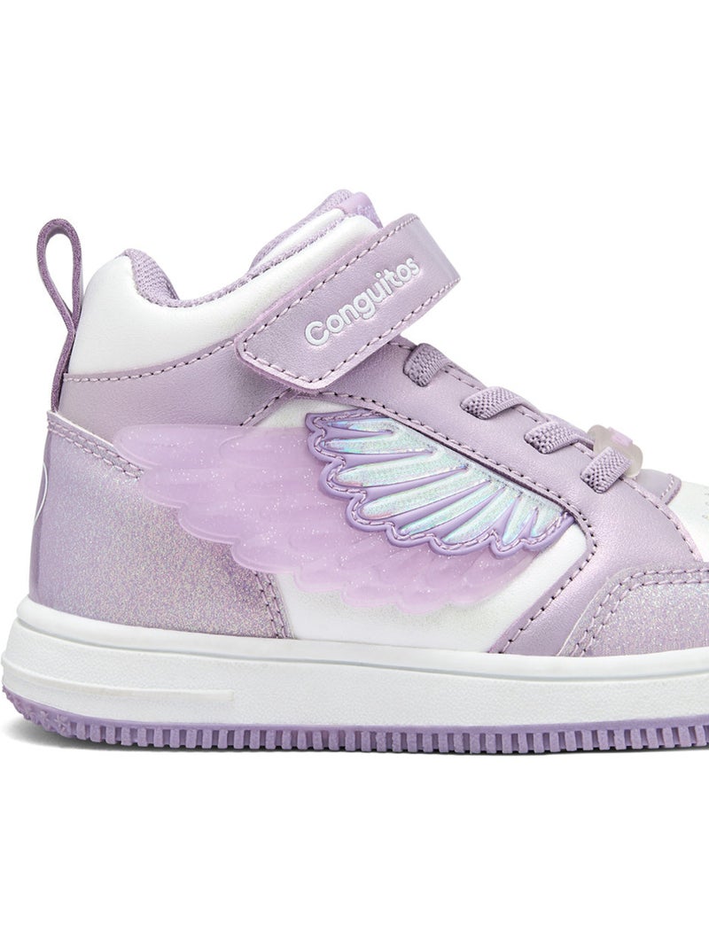 Sneakers conguitos luces Lila-mauve - Kiabi