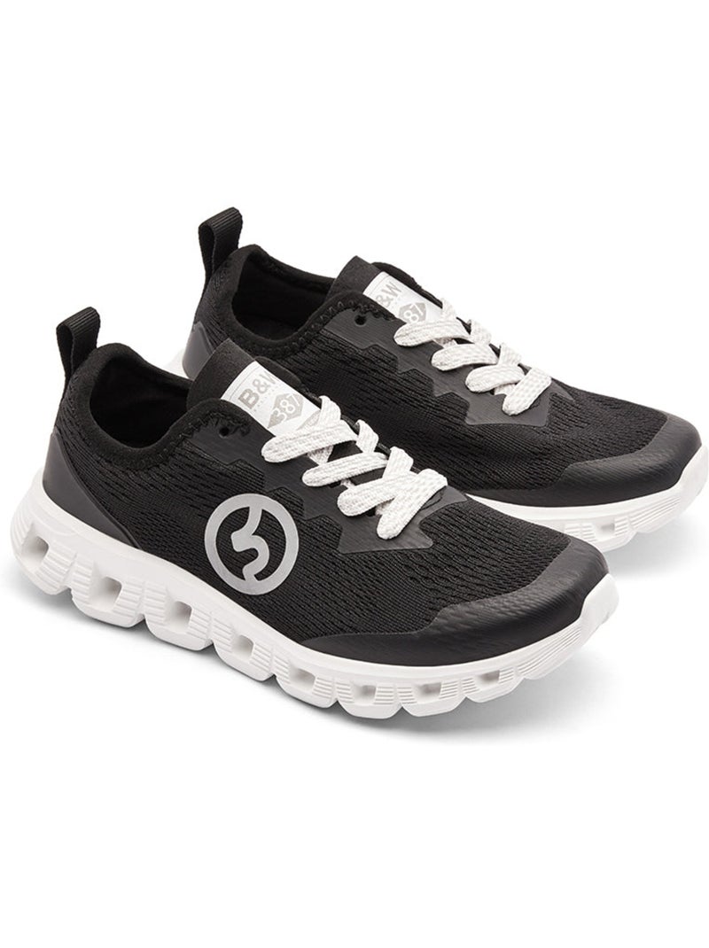 Sneakers conguitos malla amortiguable Zwart Zwart - Kiabi